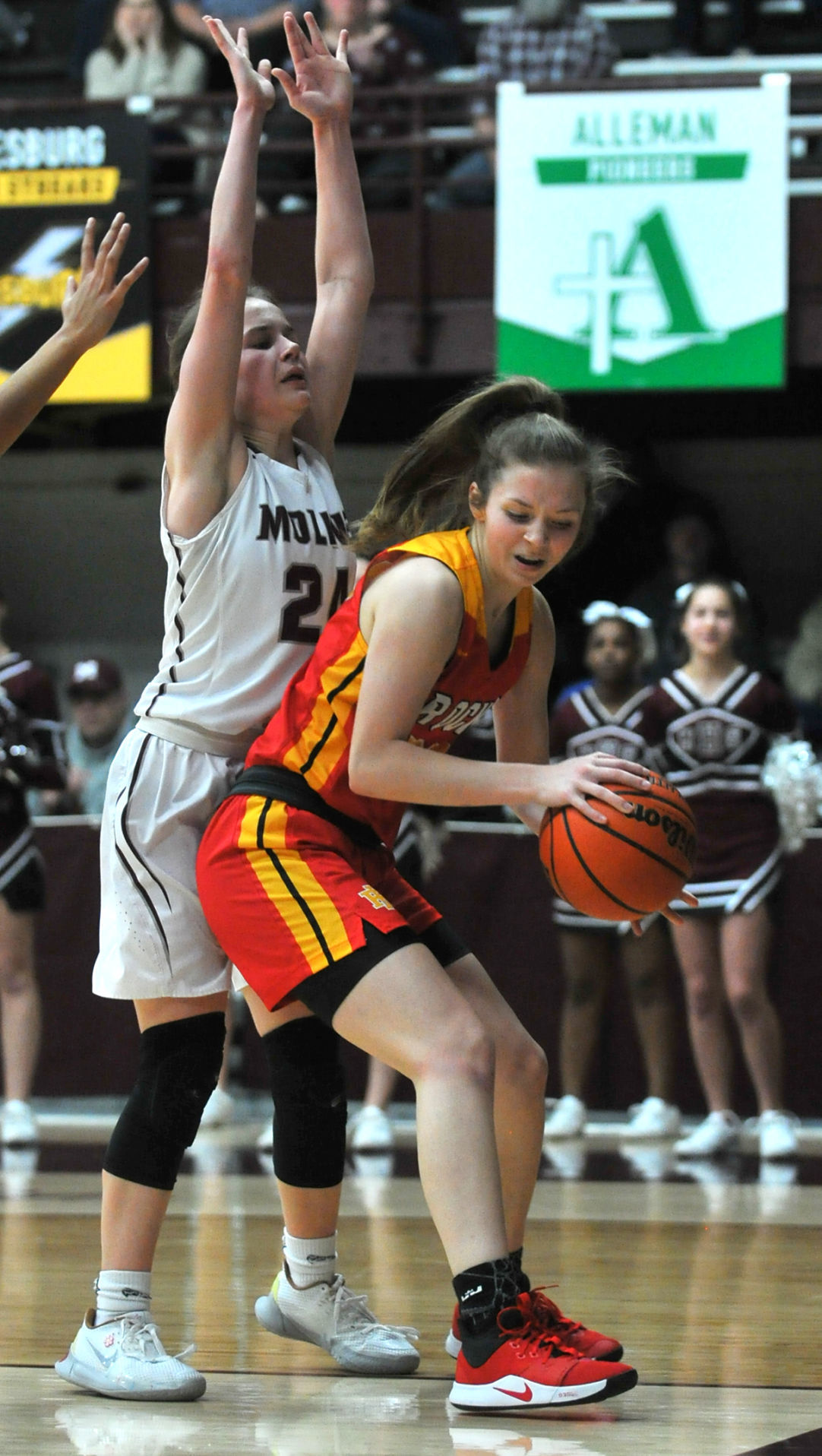 Rock Island at Moline girl's basketball.